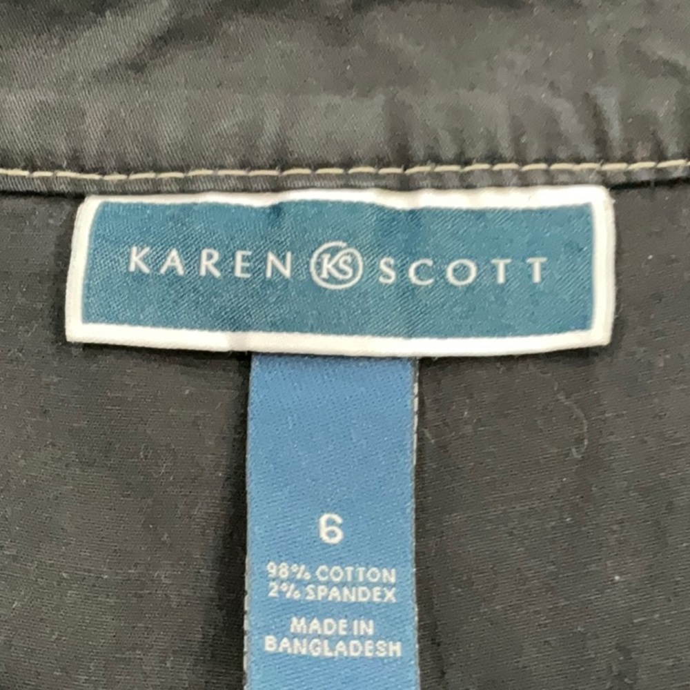 KAREN KS SCOTT three 3️⃣ shots khaki, black and red skirts size 6 - Picture 10 of 12